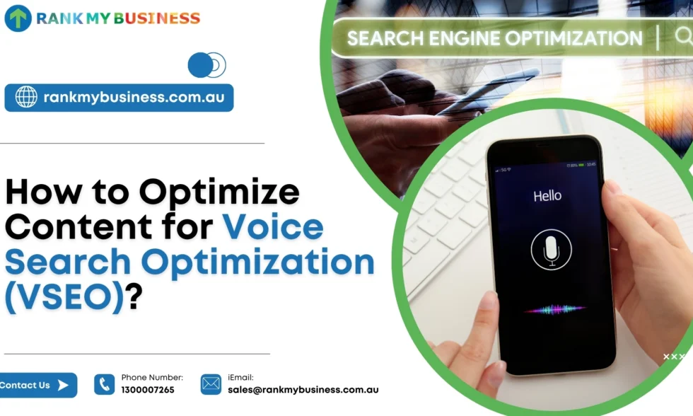 Optimize Content for Voice Search Optimization