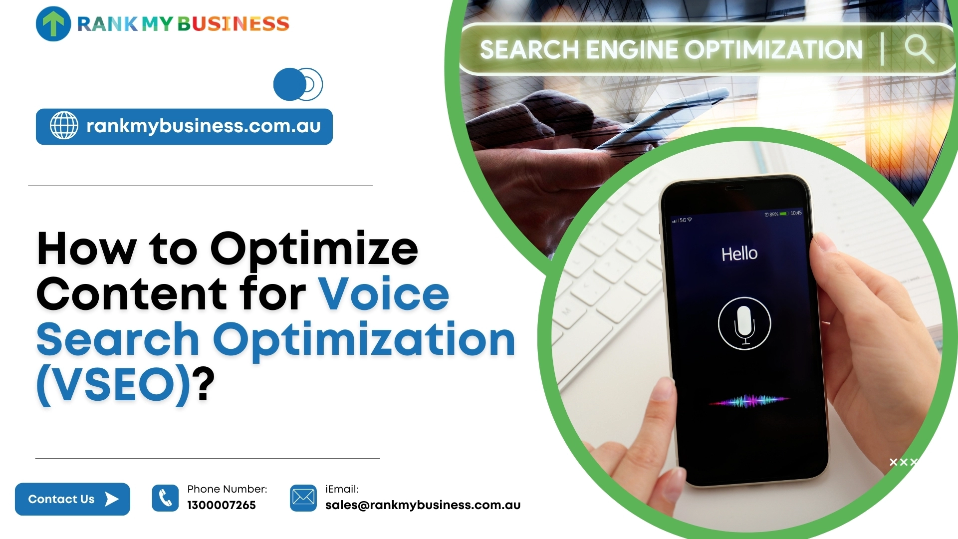 Optimize Content for Voice Search Optimization