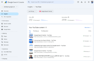 youtube-social-search-console