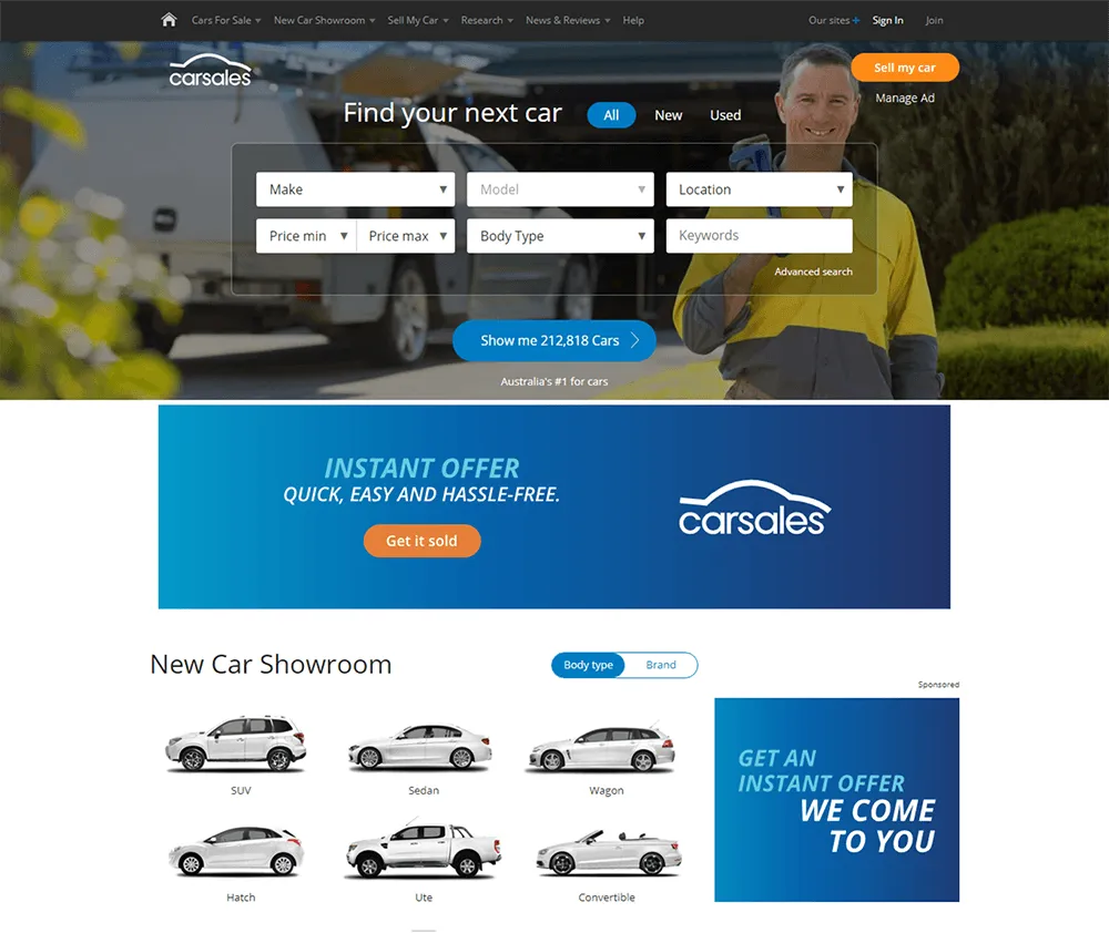 carsales website